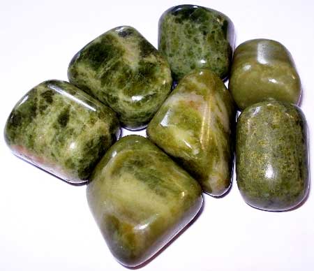 Vesuvianite Tumbled Polished Stones