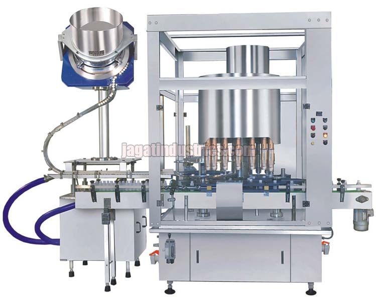 Fully Automatic Double Head Screw Capping Machine