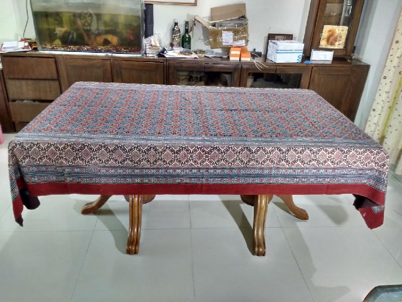 Cotton Bagru Printed Table Cloth