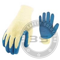 Rubber Coating On Palm Safety Gloves