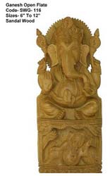 Sandalwood Ganesha Statue