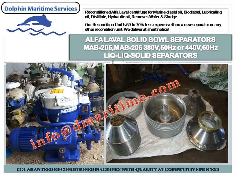 Alfa Laval Centrifuges MAB-204