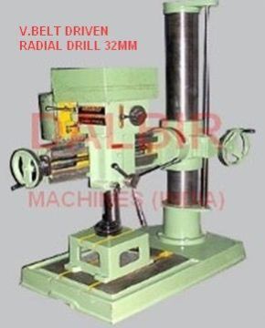 V Belt Driven Radial Drill Machine