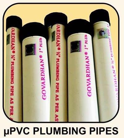 Govardhan UPVC Plumbing Pipes