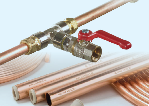 Copper Gas Distribution Pipes