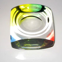 Multi Color Glass Paper Weight