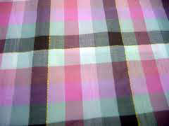 Lurex Check Fabric 