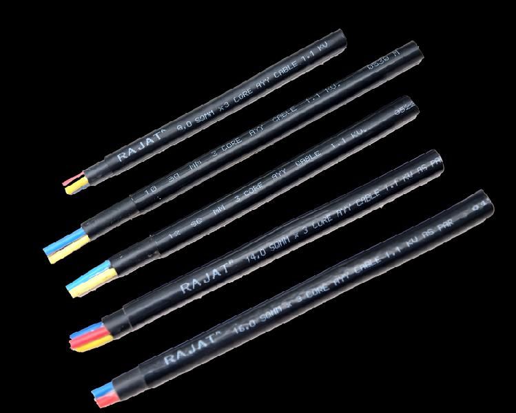 PVC Insulated Three Core Aluminum Round Cable 03