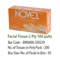 Orange Fine Facial Tissues