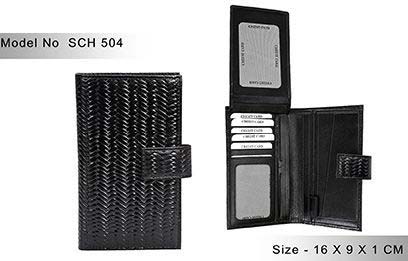 Leather Travel Kit Wallet (SCH 504)