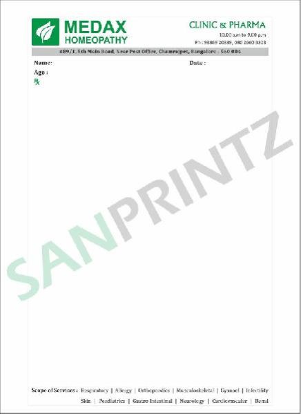 Continuous Computer Paper 22