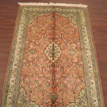 Kashmiri Handmade Staple Silk Carpets