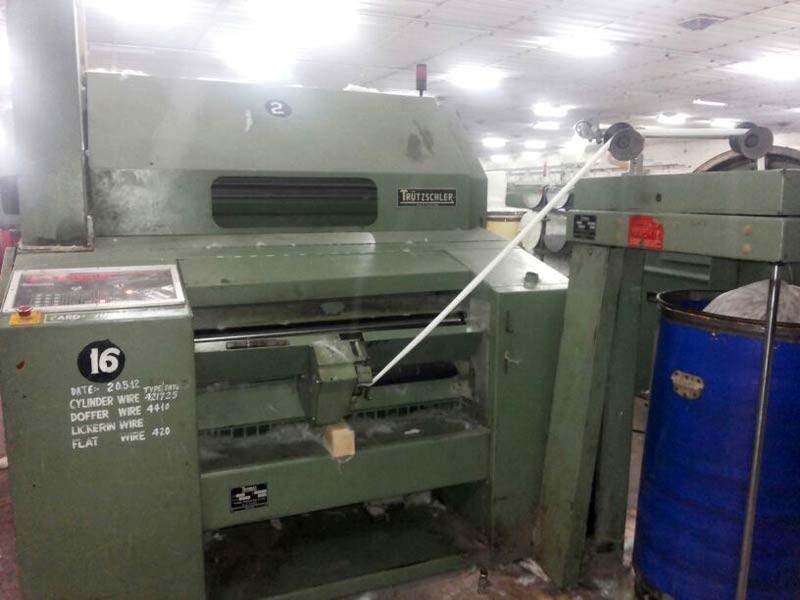 Used Textile Carding Machine