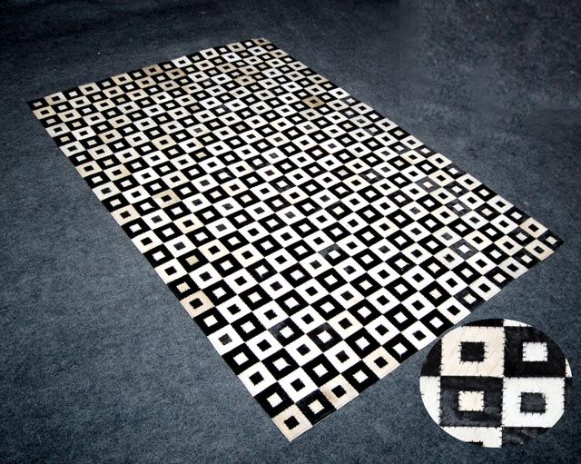 Hair On Hide Carpets (Black & White)