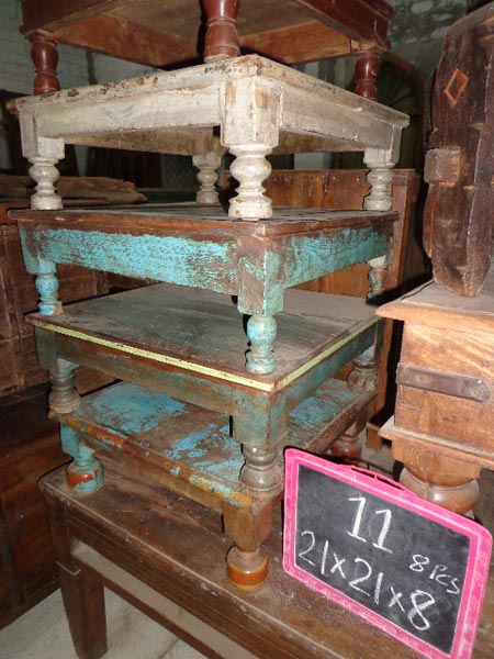 Traditional Wooden Bajot Table