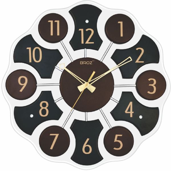 BT-202 - Glass Collection Wooden Wall Clock