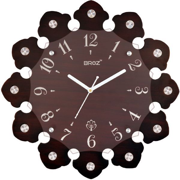 BT-203 - Glass Collection Wooden Wall Clock