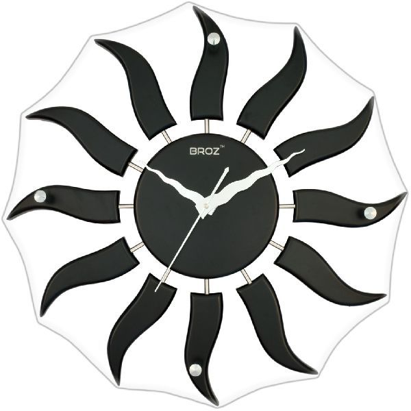 BT-206 - Glass Collection Wooden Wall Clock