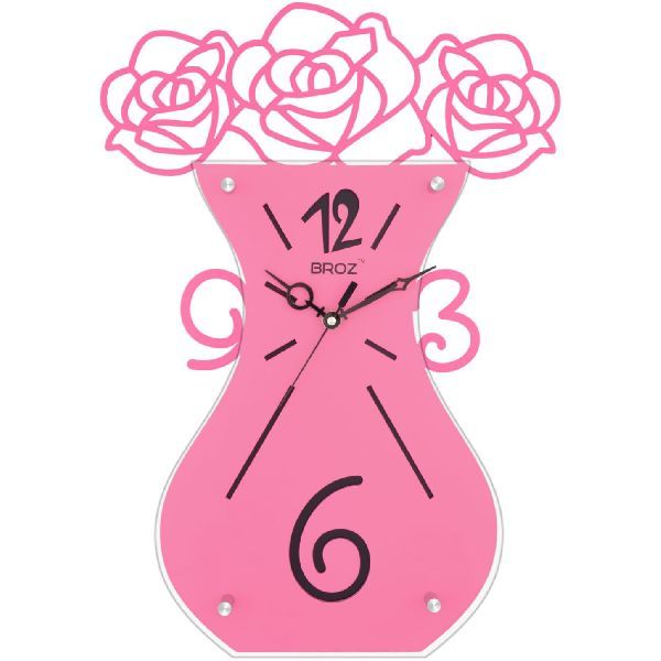 BT-207 - Glass Collection Wooden Wall Clock