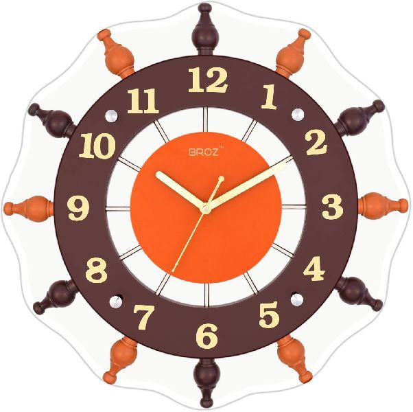 BT-208 - Glass Collection Wooden Wall Clock