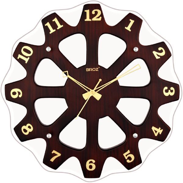 BT-213 - Glass Collection Wooden Wall Clock