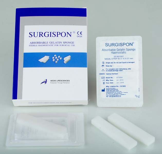 Absorbable Gelatin Sponge Nasal Strip Suppliers Gujarat Absorbable Gelatin Sponge Nasal Strip Suppliers Gujarat