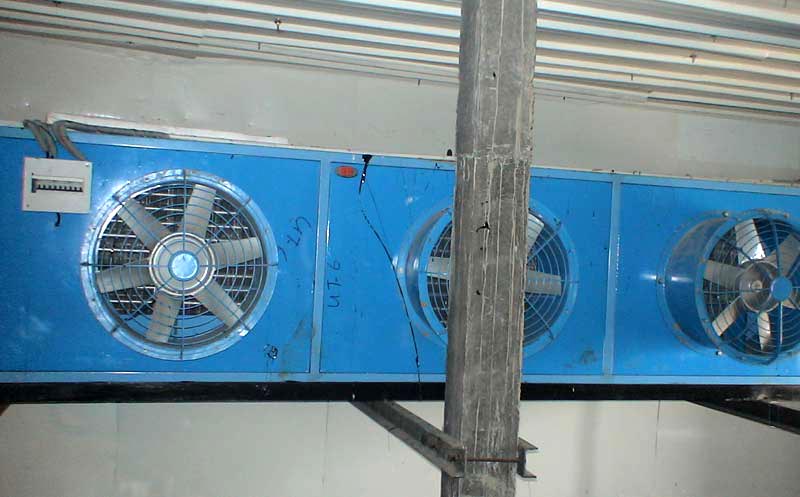 front view after erection