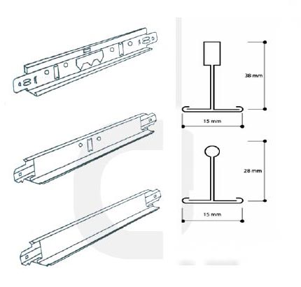 Exposed Tee Grid Suspension System T 15 Exposed Tee Grid Suspension System T 15 Manufacturers