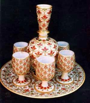 Marble Wine Set - 01