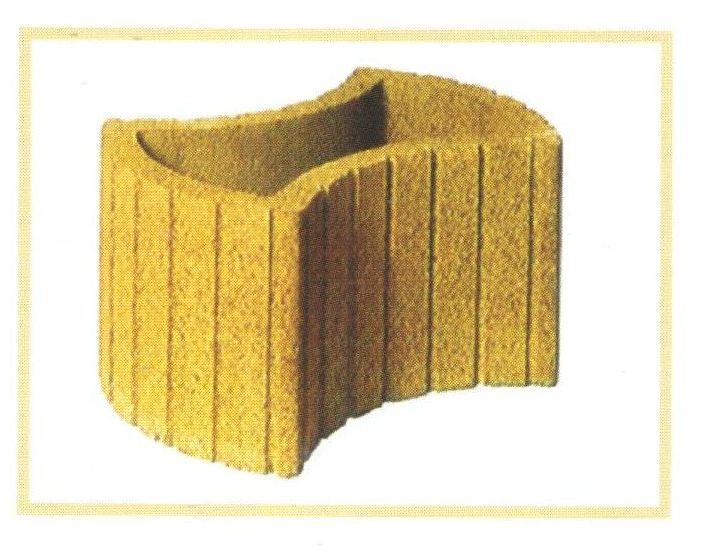 Concrete Flower Block 01