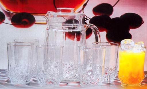 Aquatic Glass Lemon Set