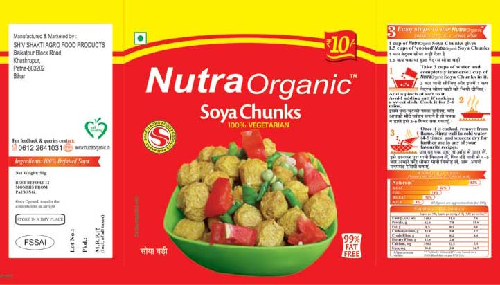 Soya Chunk Packaging Pouches