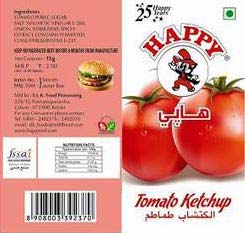 Tomato Ketchup Packaging Pouches