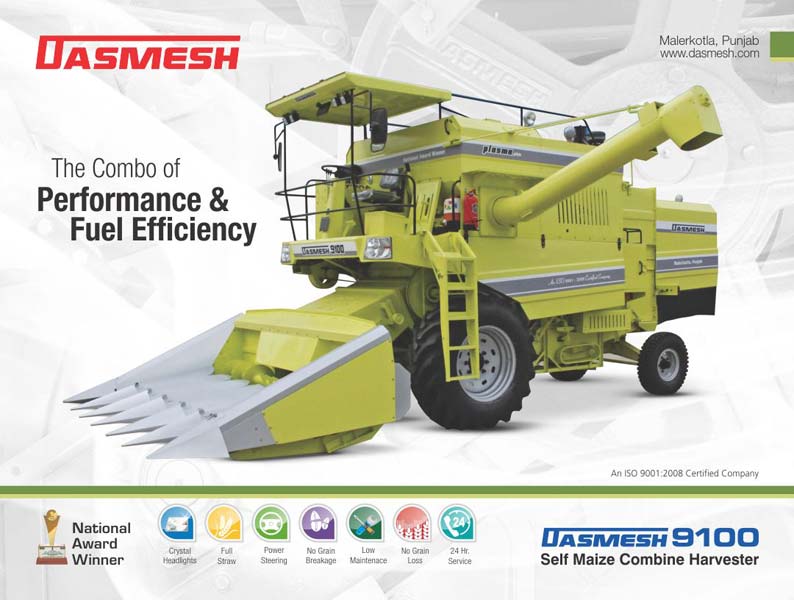 Dasmesh (9100) Maize Combine Harvester 01