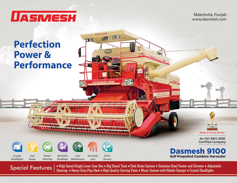 Dasmesh (9100) Self Propelled Combine Harvester