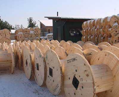 Wooden Cable Drums