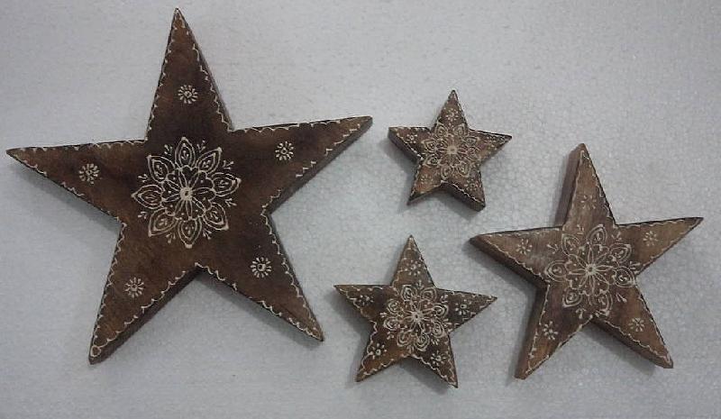 Wooden Stars Craft Decorative Suppliers Wooden Stars 01 02 03