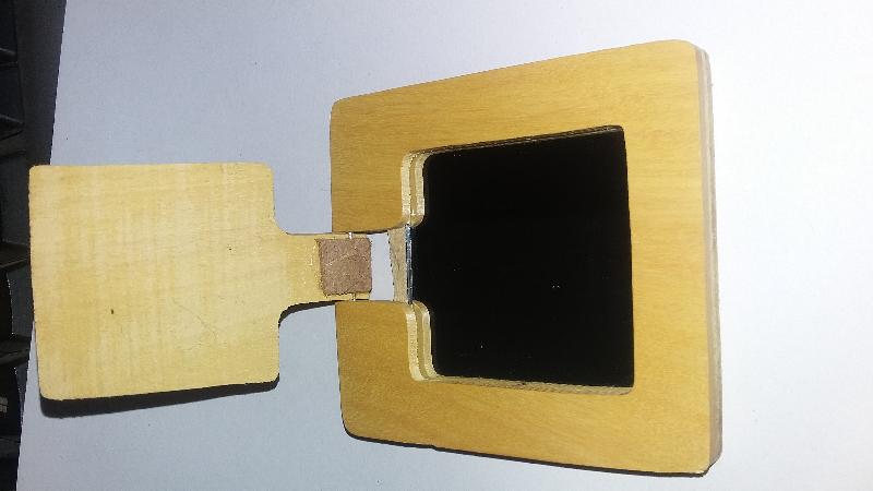 Wooden Pocket Mirror 02