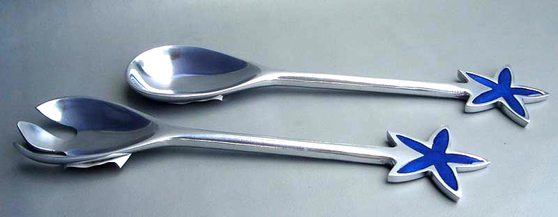 Aluminium Salad Serving Spoon 01