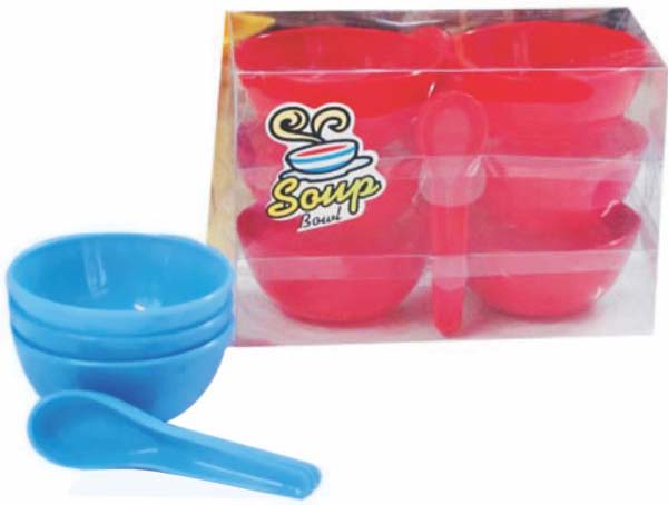 Microwavable Plastic Bowl Set 03