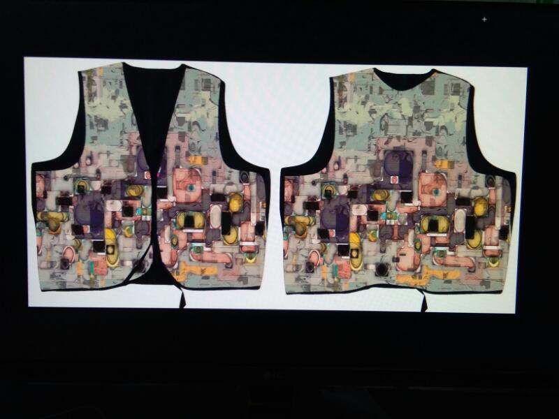 Ladies Digital Printed Vest 02