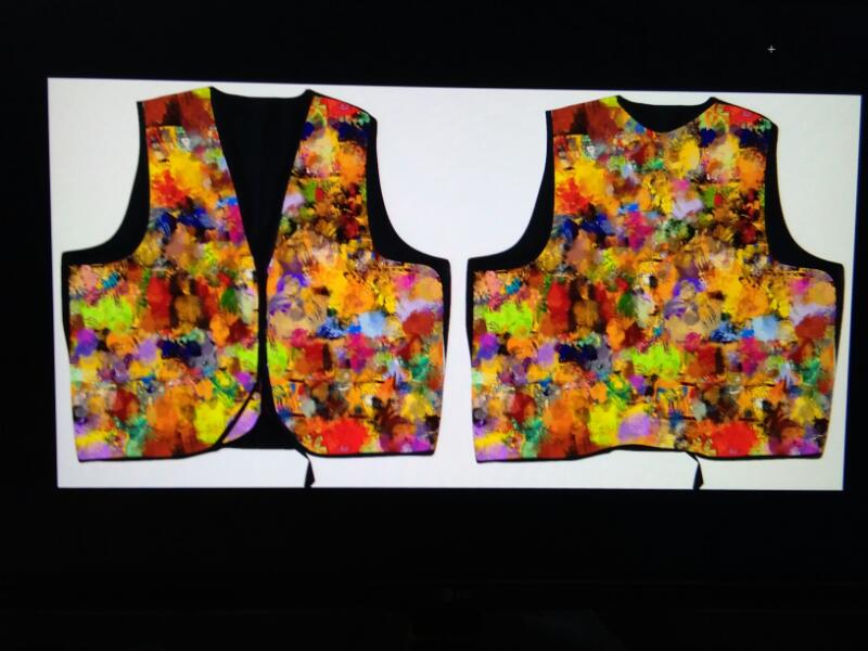 Ladies Digital Printed Vest 04