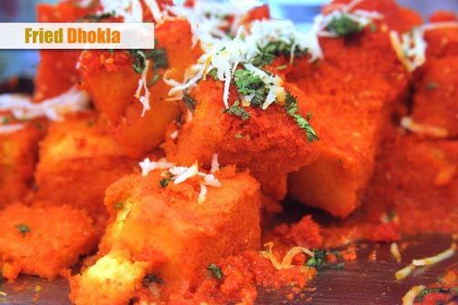 Fried Dhokla
