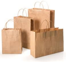 Kraft Paper Shopping Bags