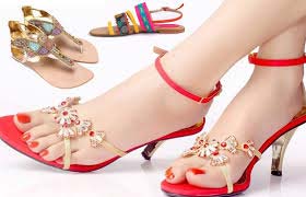 Ladies Heel Sandals