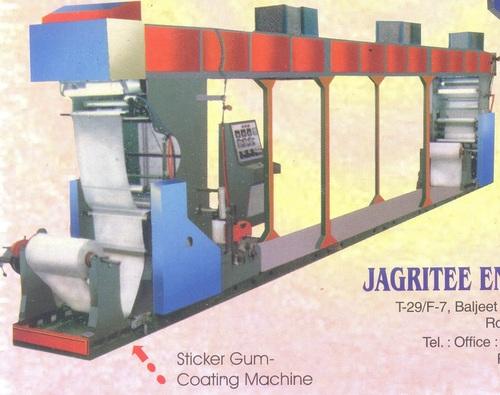 Sticker Gum Coating Machine