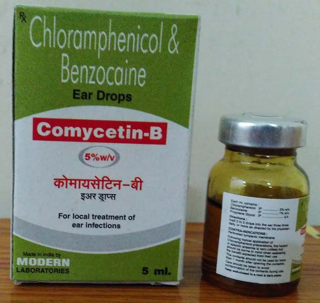 Comycetin-B Ear Drops