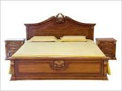 Wooden Double Bed 01