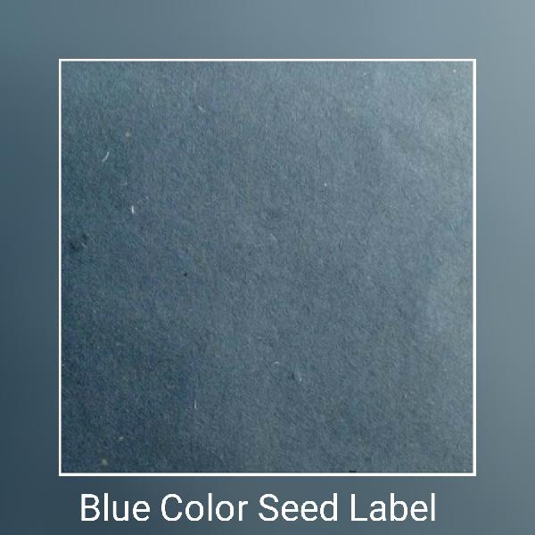 Blue Color Seed Label