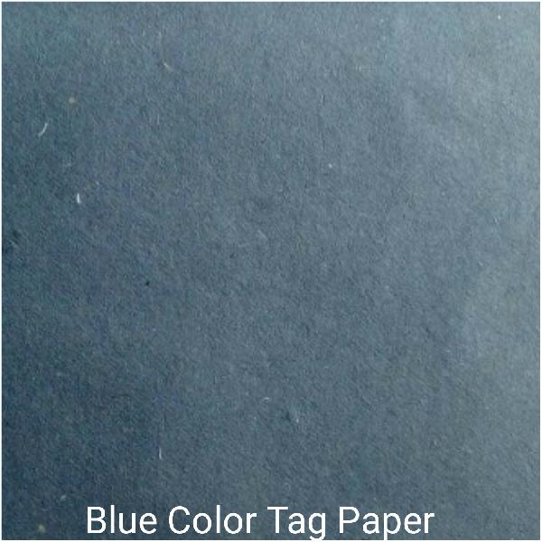Blue Color Tag Paper